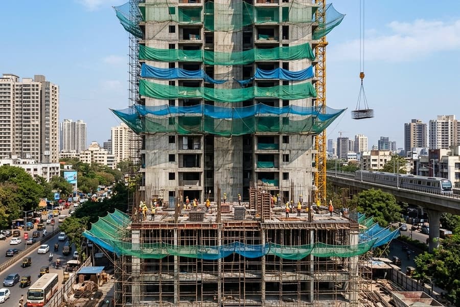 After safety net installation