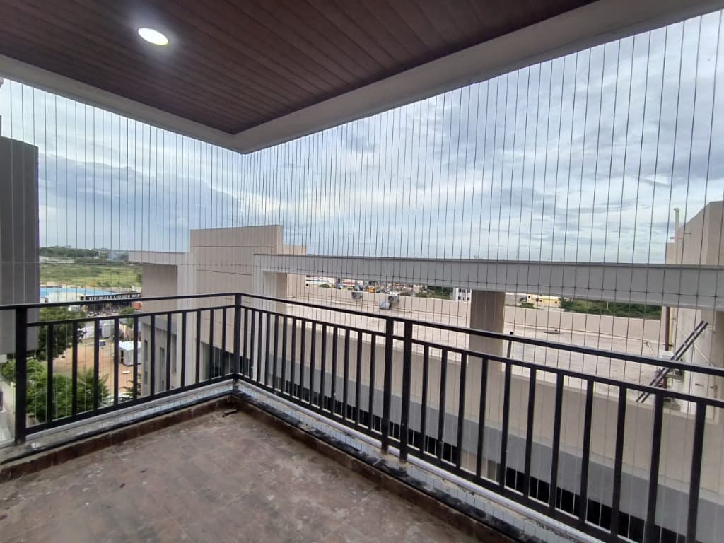 High-Rise Terrace Balcony Cable Protection