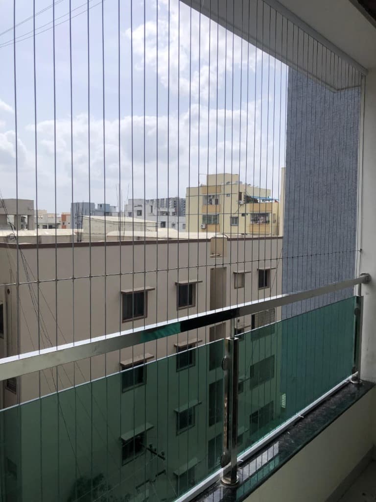 Balcony Safety Invisible Grill View